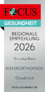 FCGA Regiosiegel 2022 Kieferorthopäde Osnabrueck